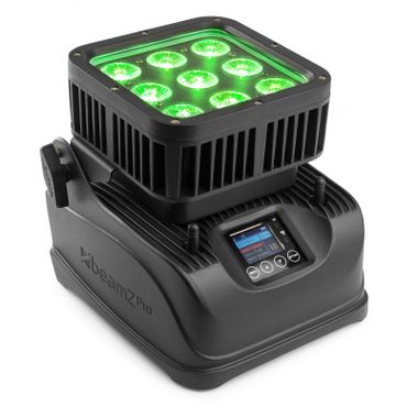 StarColor72B Flood Light 9x 8W RGBW Outdoor with Battery Pack