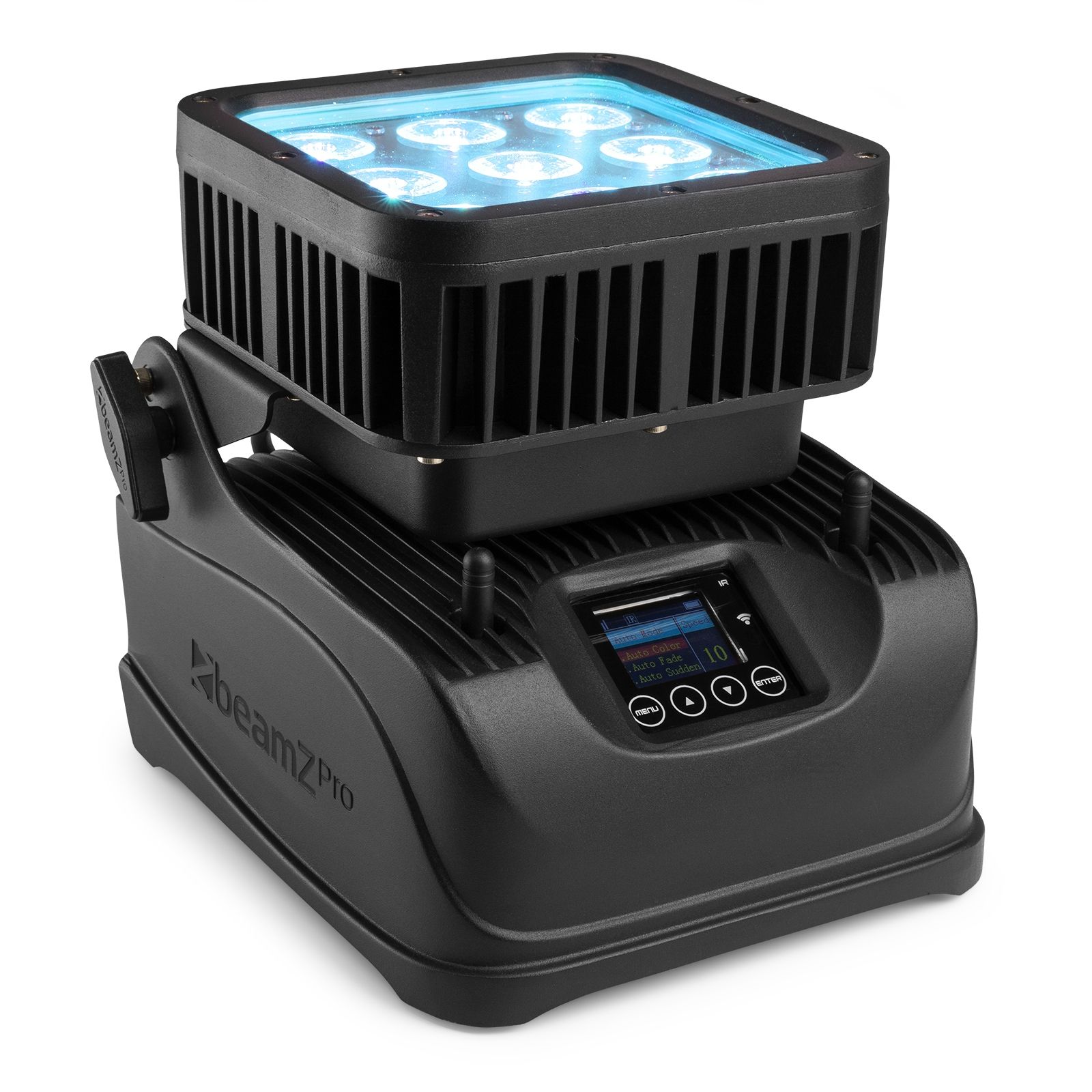 StarColor72B Flood Light 9x 8W RGBW Outdoor with Battery Pack