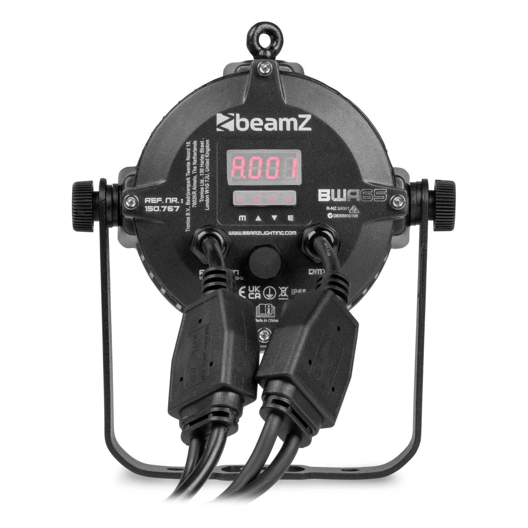 BWA65 AluPar IP65 RGBW DMX
