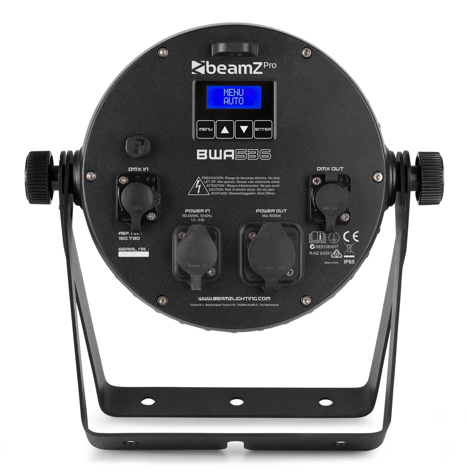 BWA536 Aluminium IP65 LED PAR 18x 12W 4-in-1