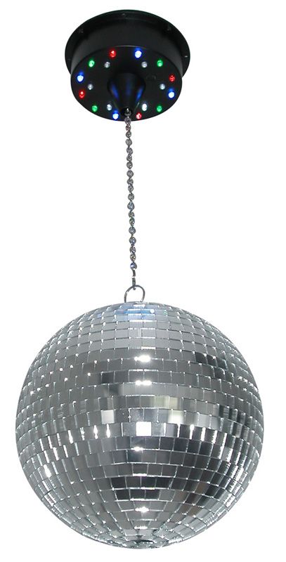 MBW18LED Battery Disco Ball Motor with 18 LEDs