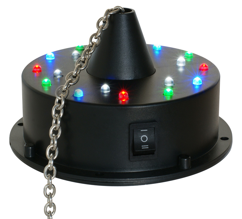 MBW18LED Battery Disco Ball Motor with 18 LEDs
