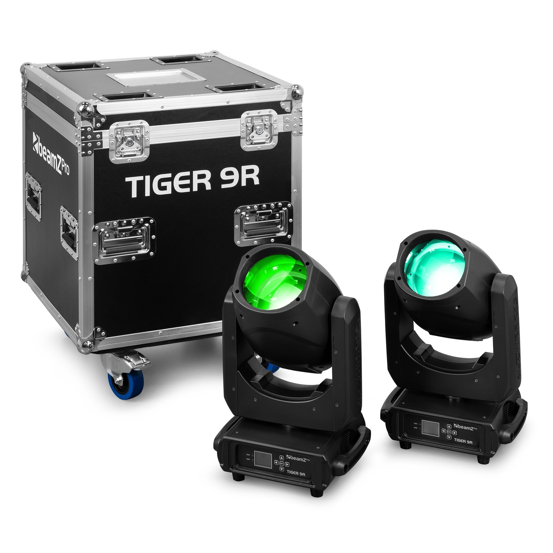 Tiger 9R 260W Beam Moving Head 2pcs in Flightcase