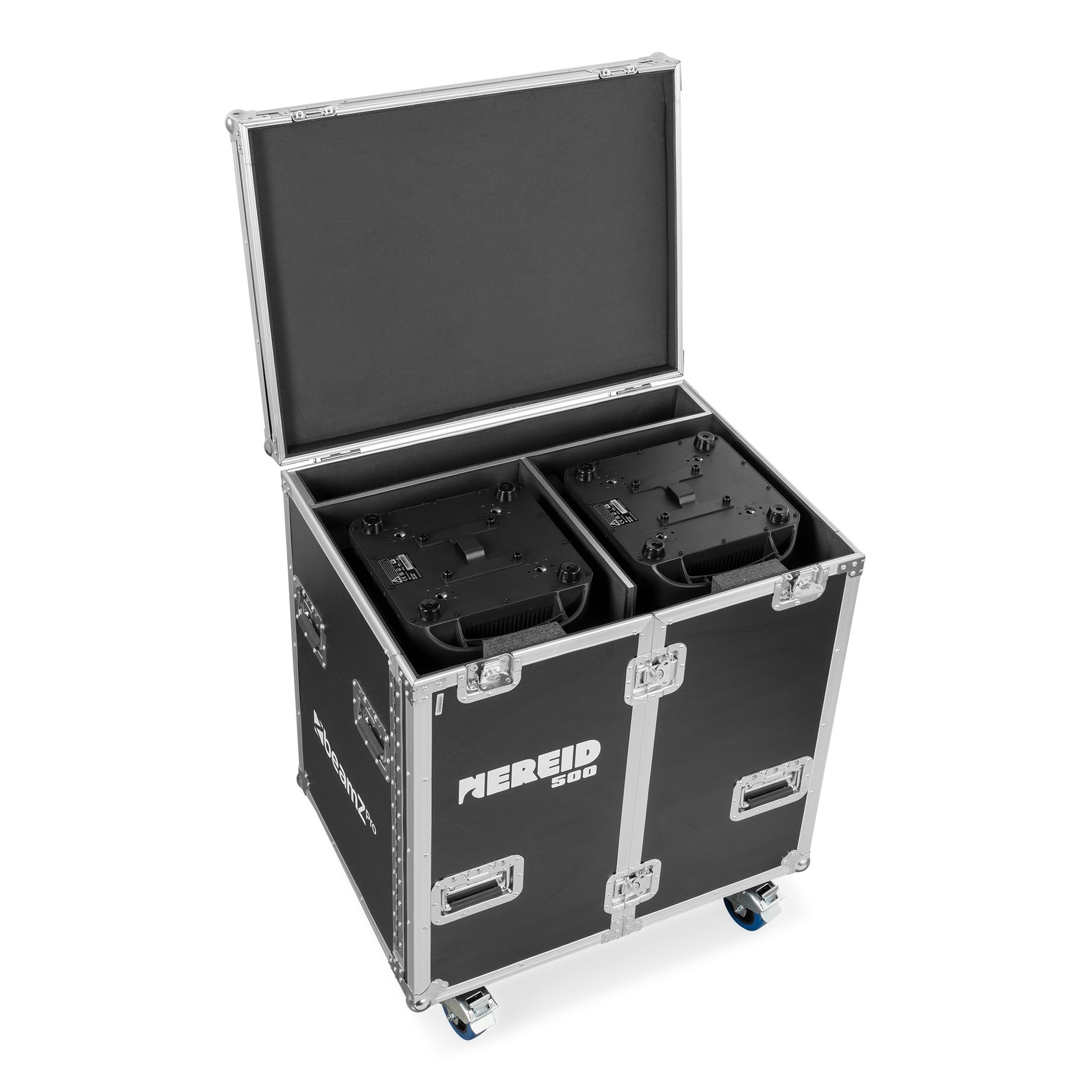 FC500 Flightcase 2x Nereid500 Front Entry
