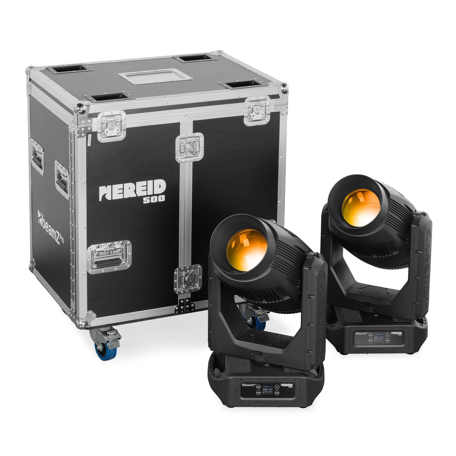 FC500 Flightcase 2x Nereid500 Front Entry
