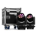 Nereid760 Outdoor LED Bee Eye Moving Head with Zoom 2pcs in Flightcase