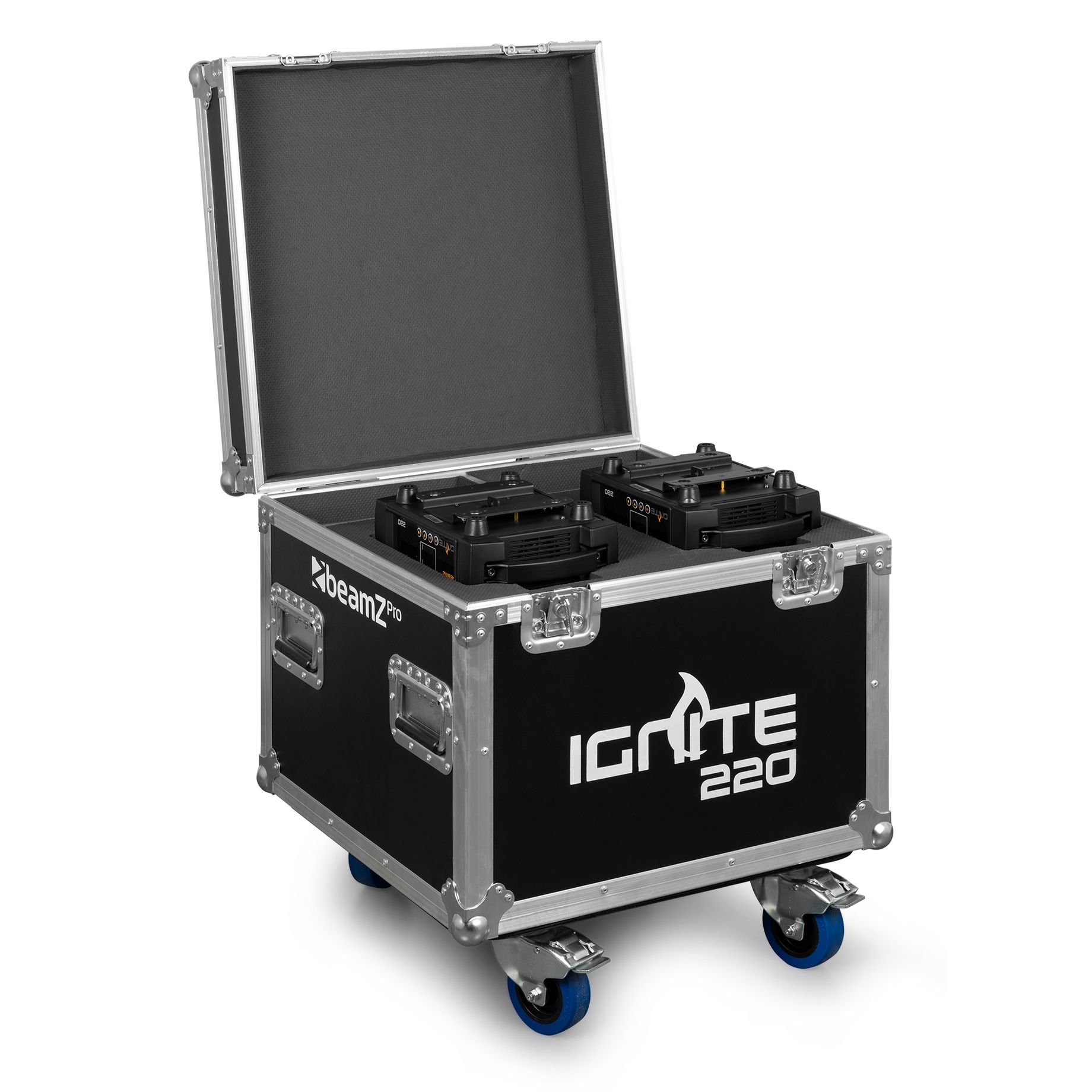 IGNITE220 LED Spot Moving Head 2pcs in Flightcase