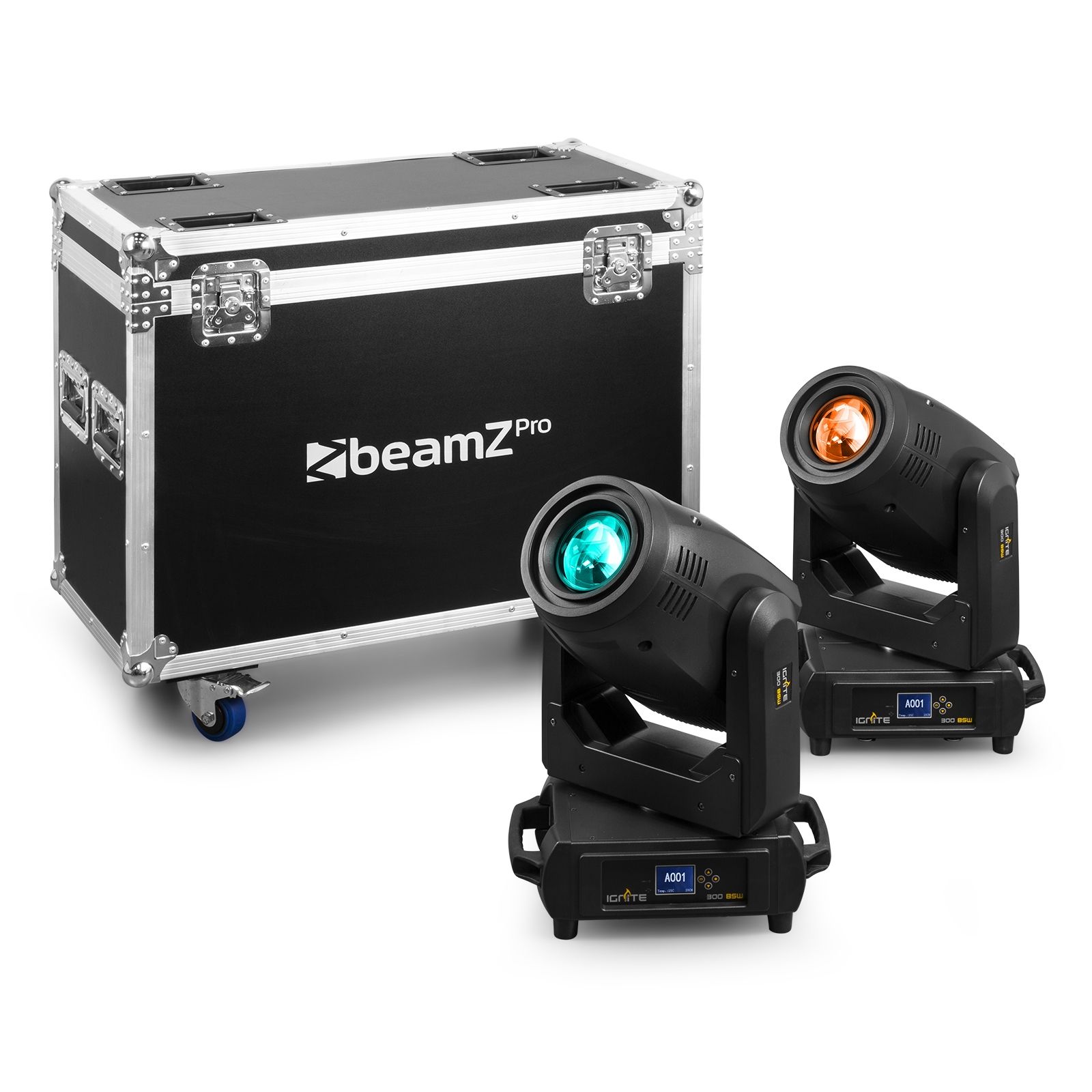 IGNITE300 LED BSW Moving Head 2pcs in Flightcase