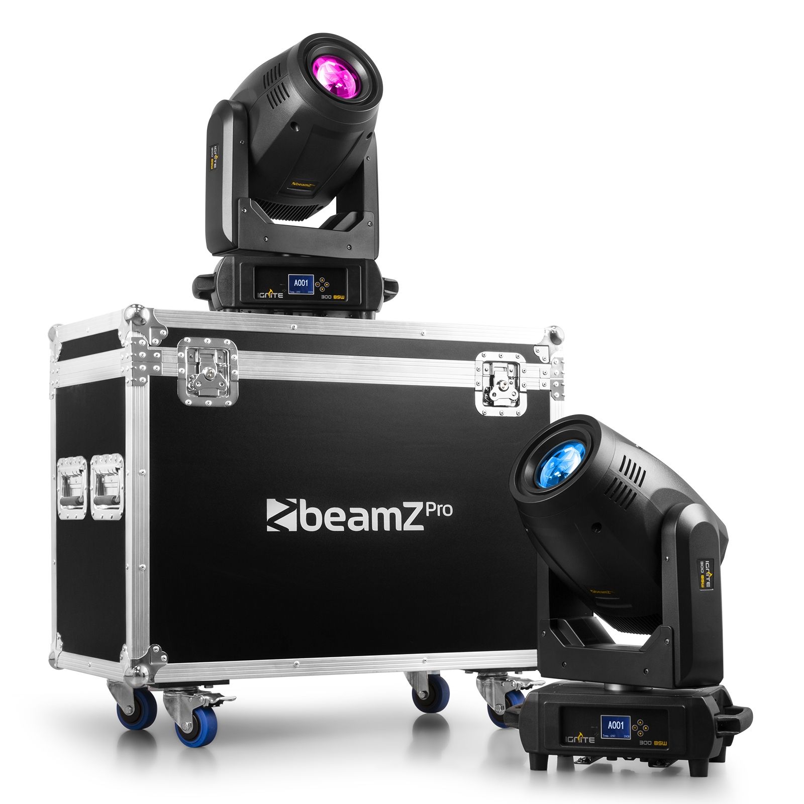 IGNITE300 LED BSW Moving Head 2pcs in Flightcase