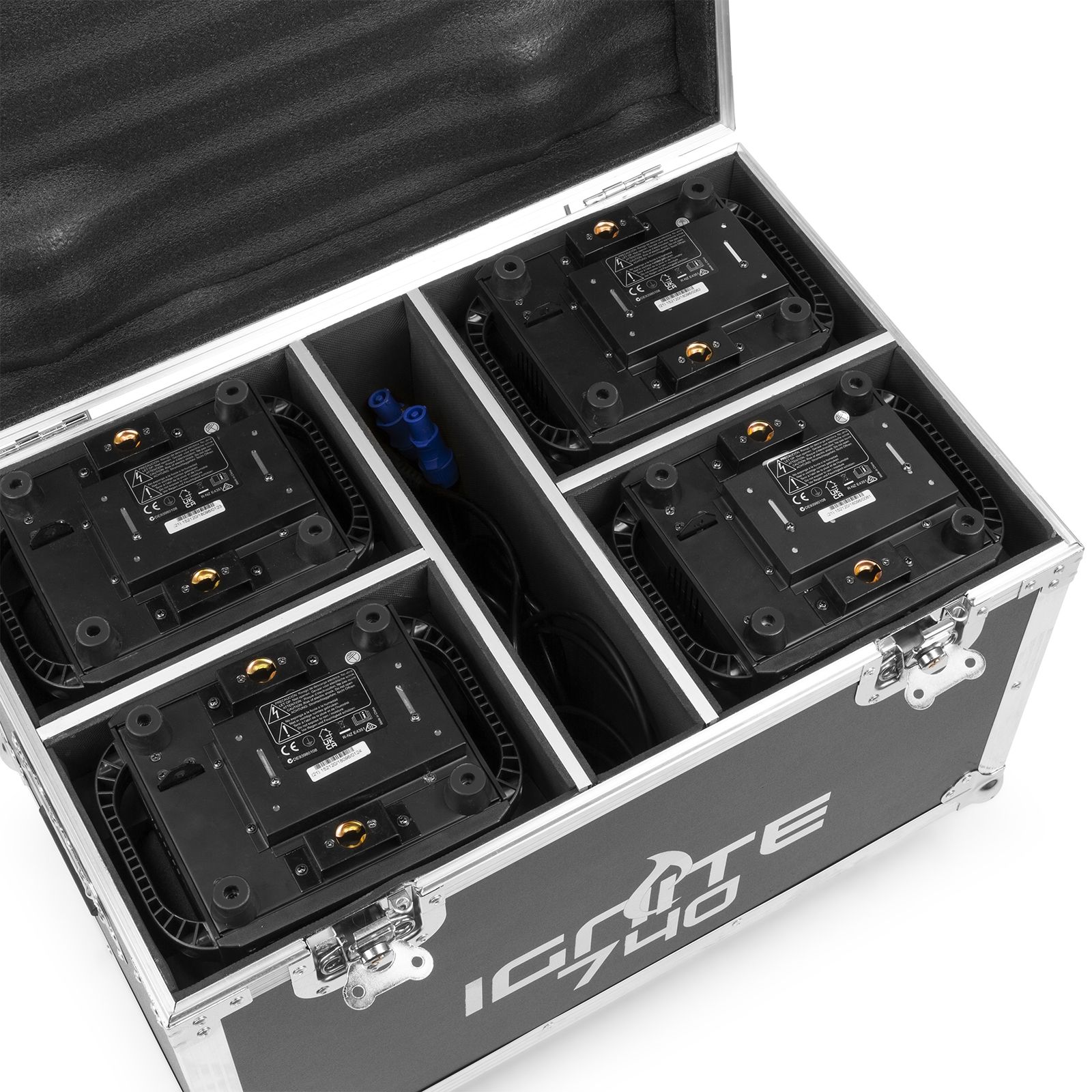 FC740I4 Flightcase for 4x IGNITE740