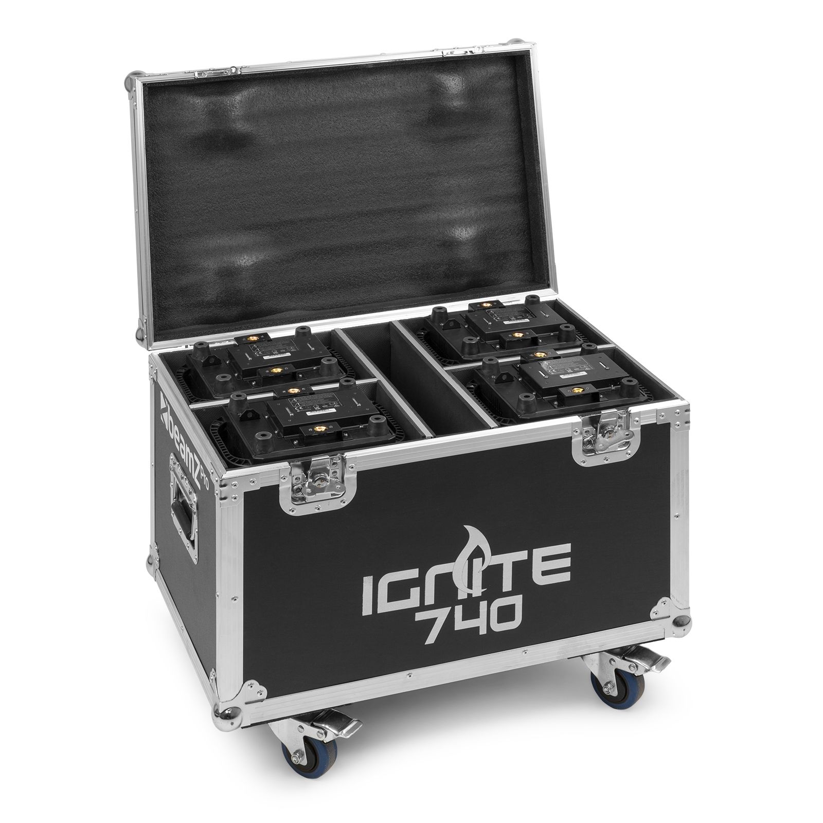 FC740I4 Flightcase for 4x IGNITE740