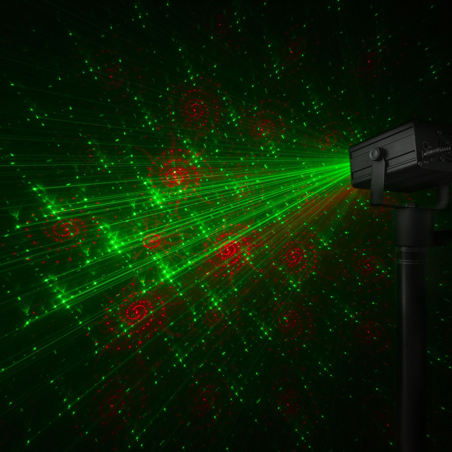 Dahib Double RG Gobo Laser System with Blue LED