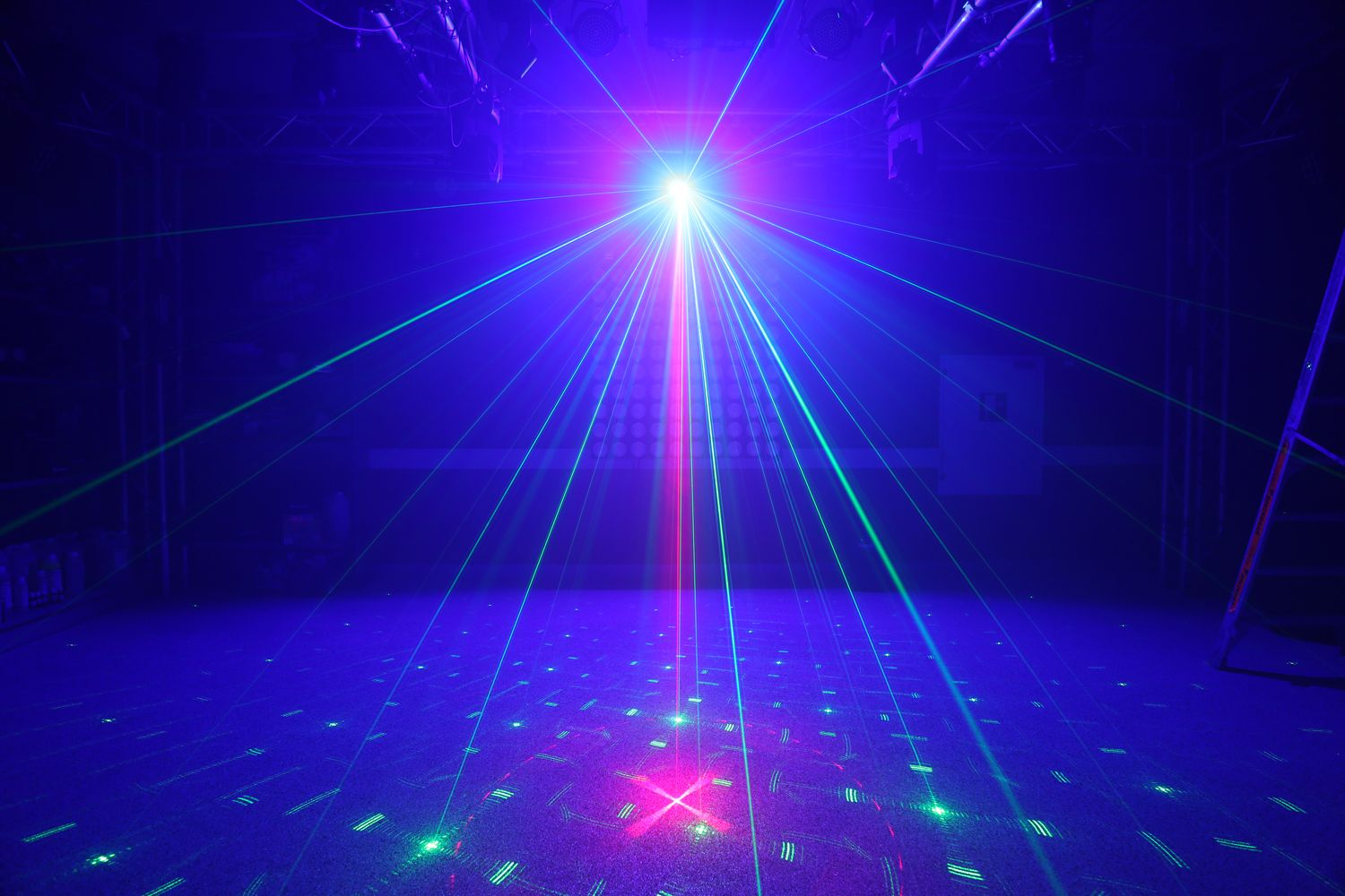 Surtur II Double Laser RG Gobo DMX IRC 3W Blue LED
