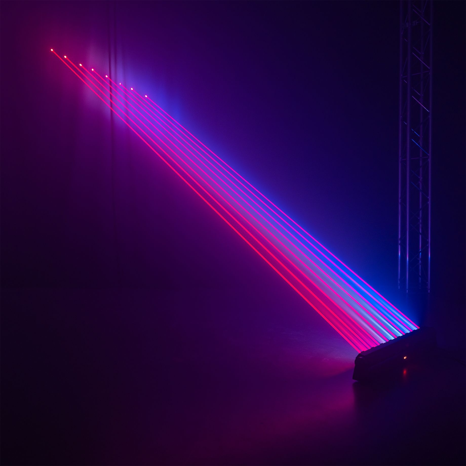 Hyaden Moving Bar with 7 LED and 8 Laser beams