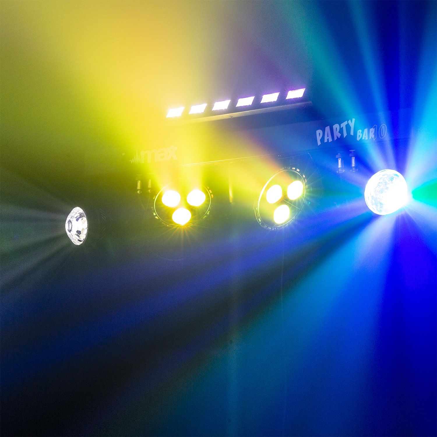 PartyBar10 Set 2x Jelly Moon, 2xPAR and UV/Strobe