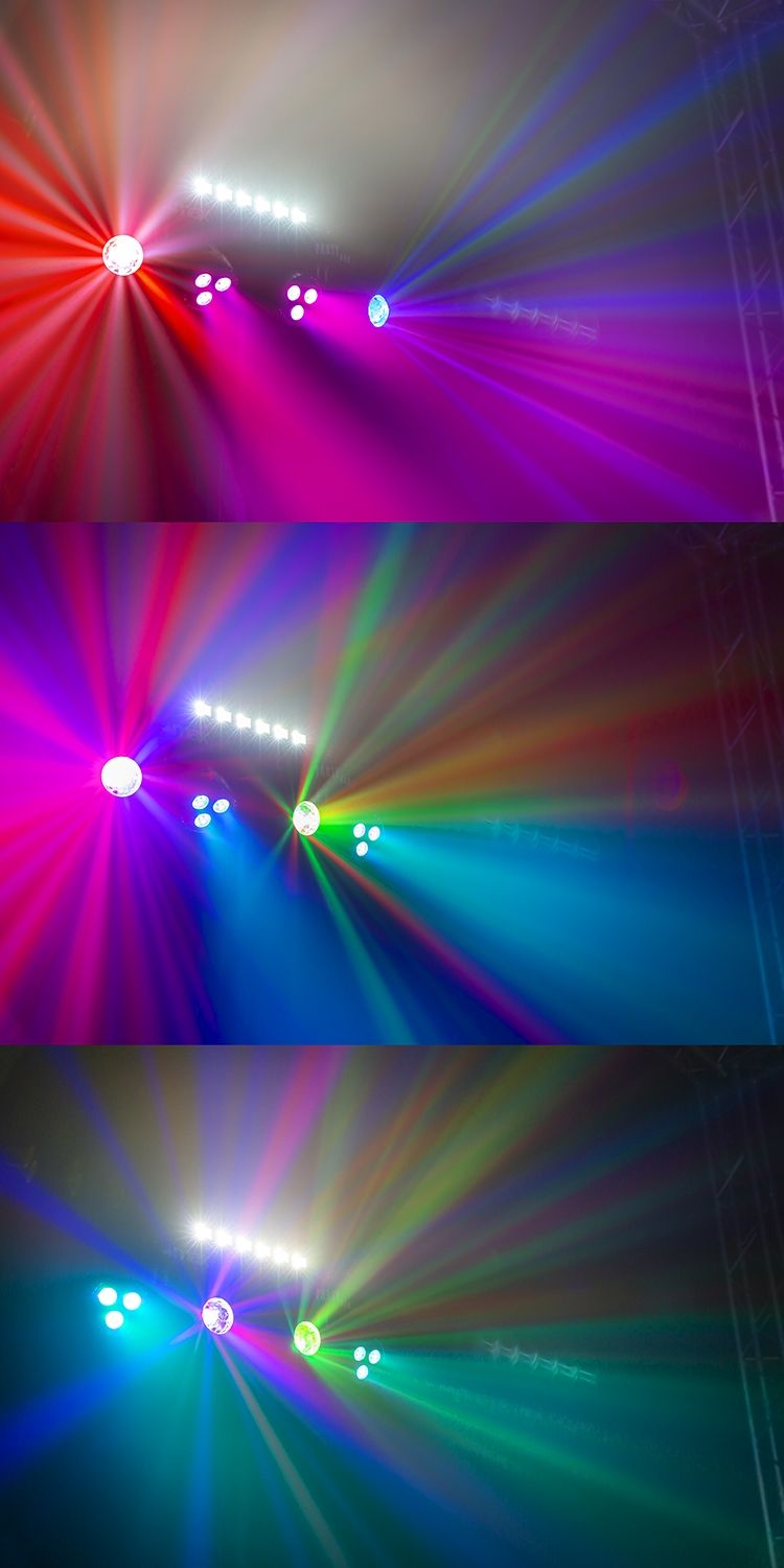 PartyBar10 Set 2x Jelly Moon, 2xPAR and UV/Strobe