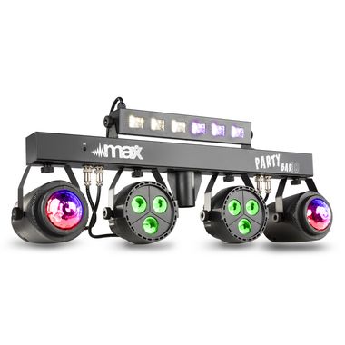 PartyBar10 Set 2x Jelly Moon, 2xPAR and UV/Strobe