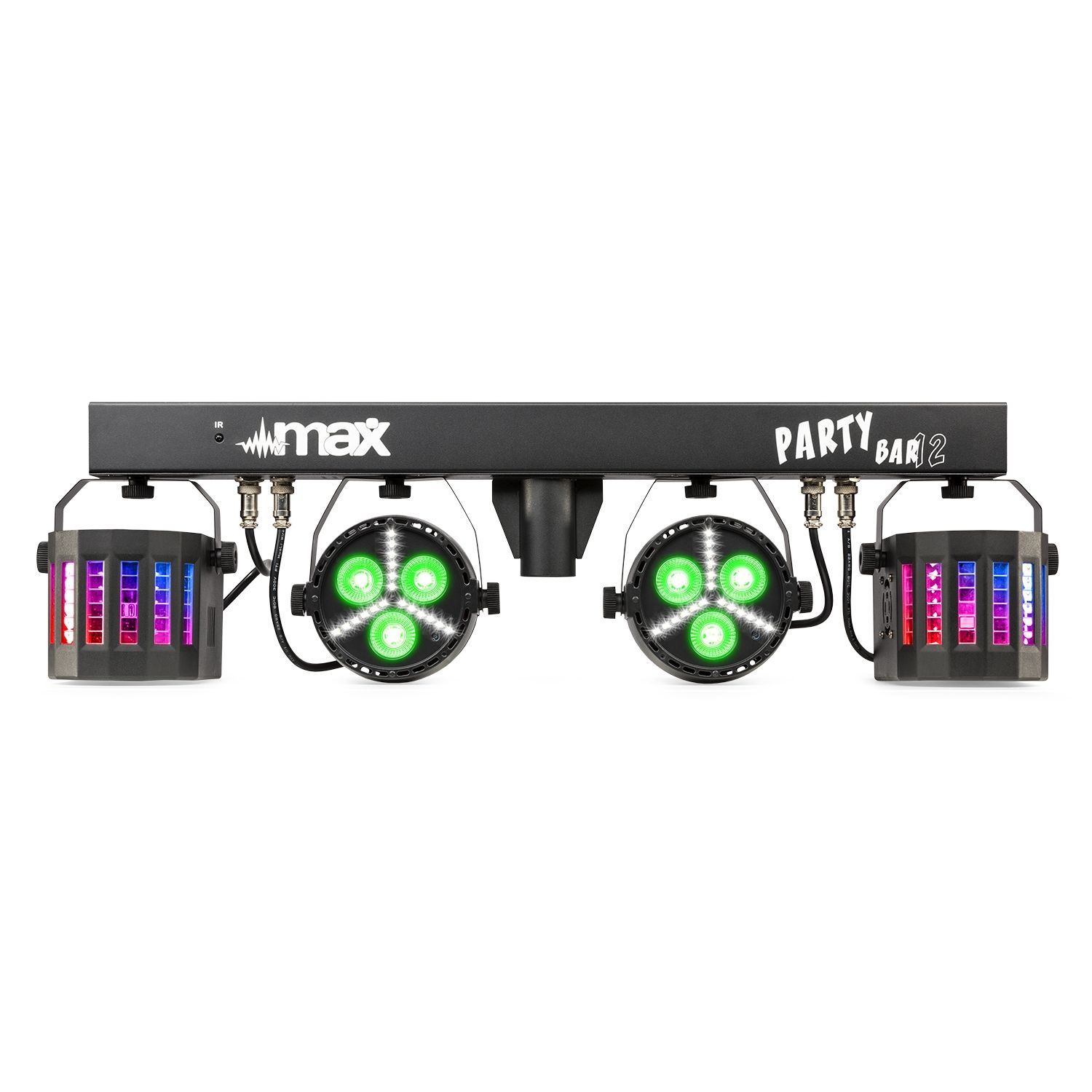 Partybar12 Set 2x PAR and 2 x Derby
