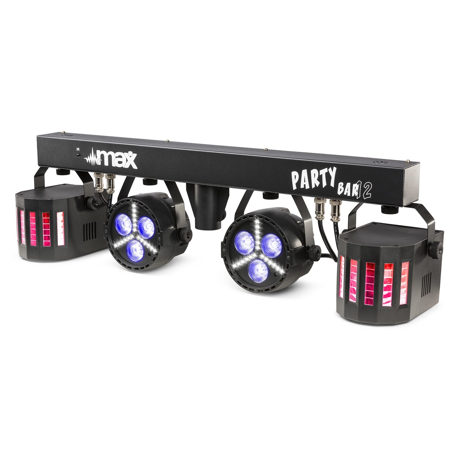 Partybar12 Set 2x PAR and 2 x Derby