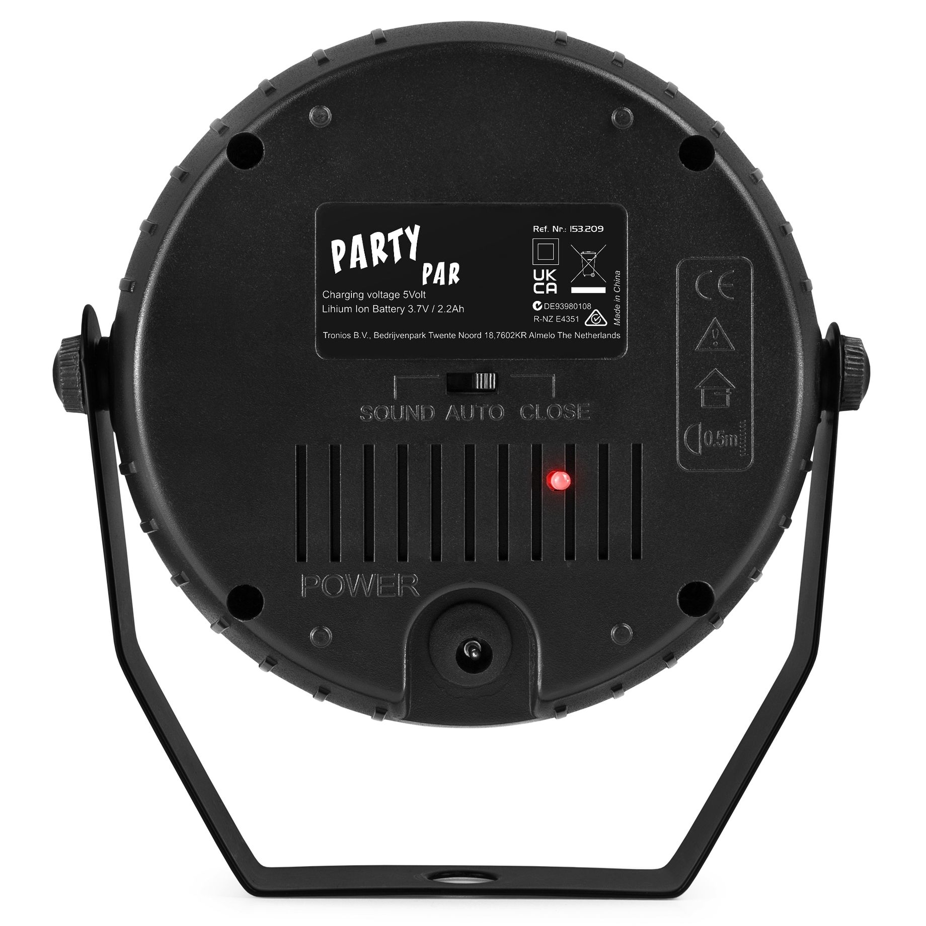 PLP14 Battery Party Par 6x 1W UV