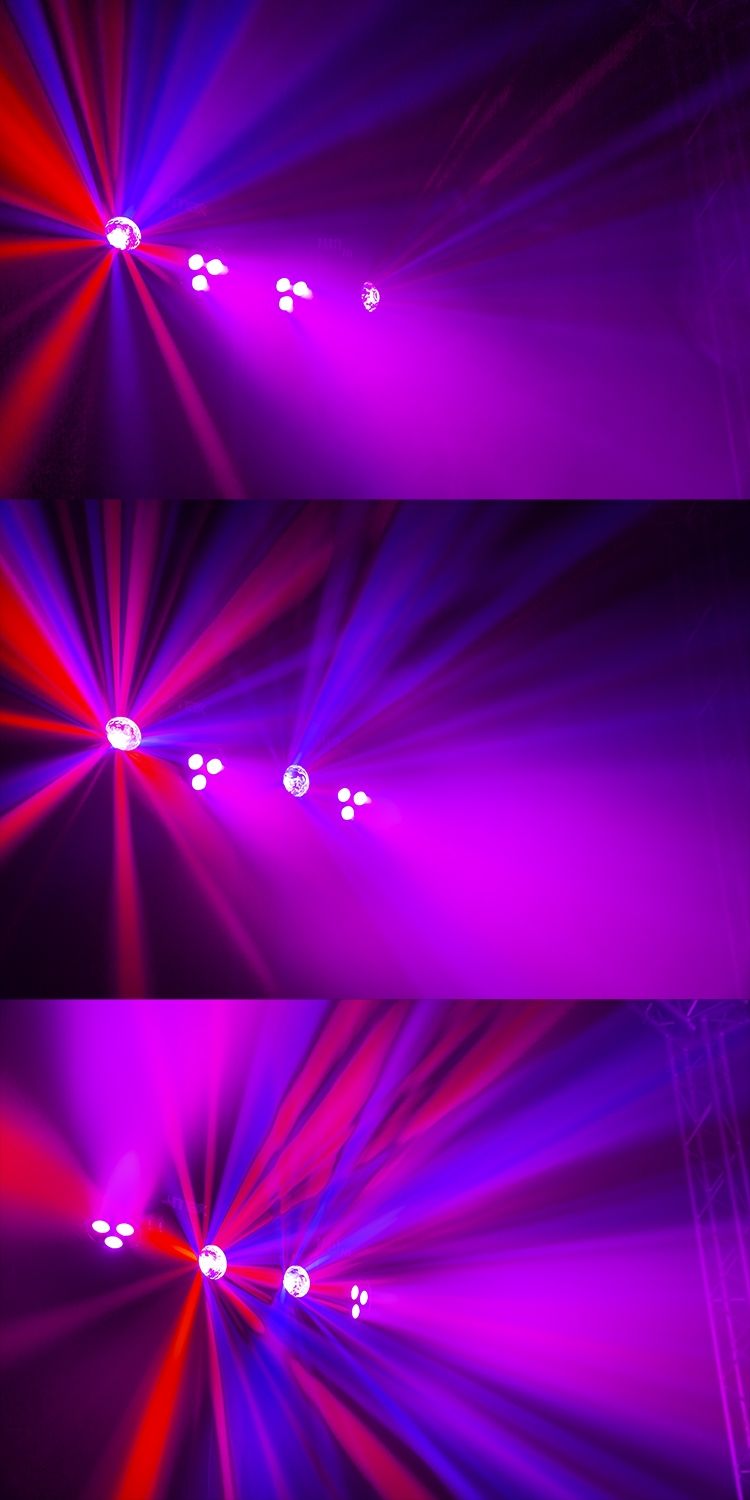PartyBar1 with 2x LED Par and 2x Jellymoon RGBW