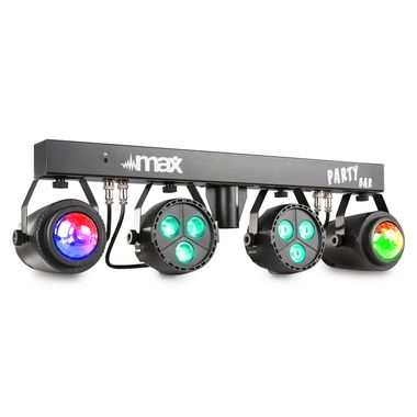 PartyBar1 with 2x LED Par and 2x Jellymoon RGBW