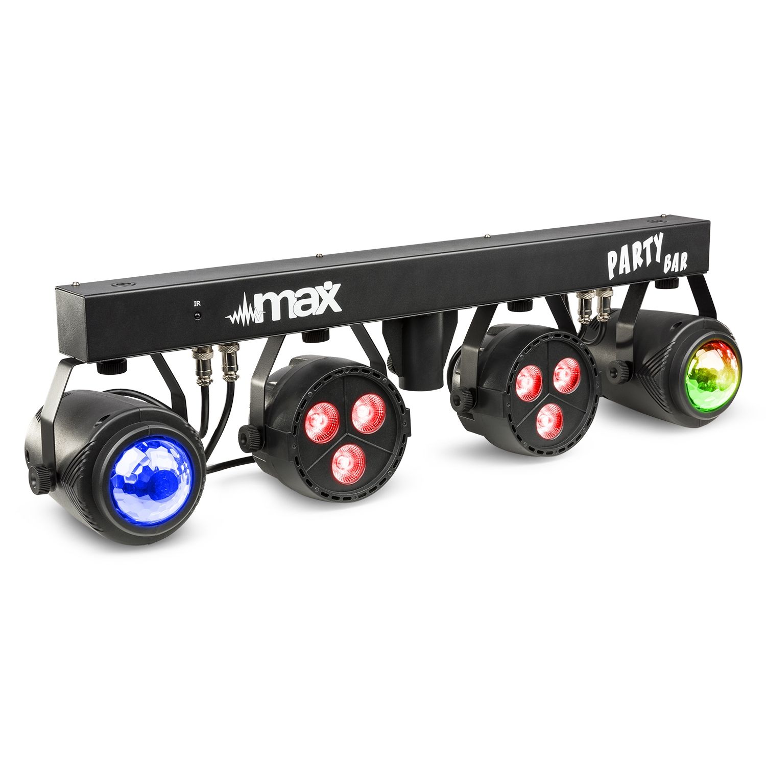 PartyBar1 with 2x LED Par and 2x Jellymoon RGBW