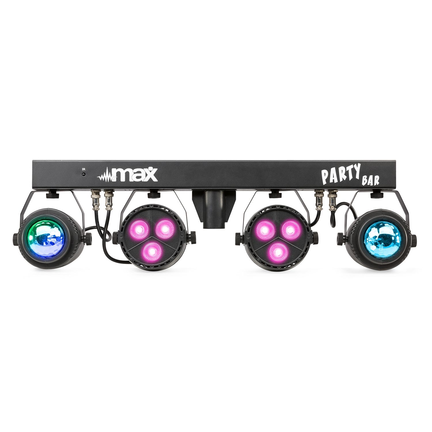 PartyBar1 with 2x LED Par and 2x Jellymoon RGBW
