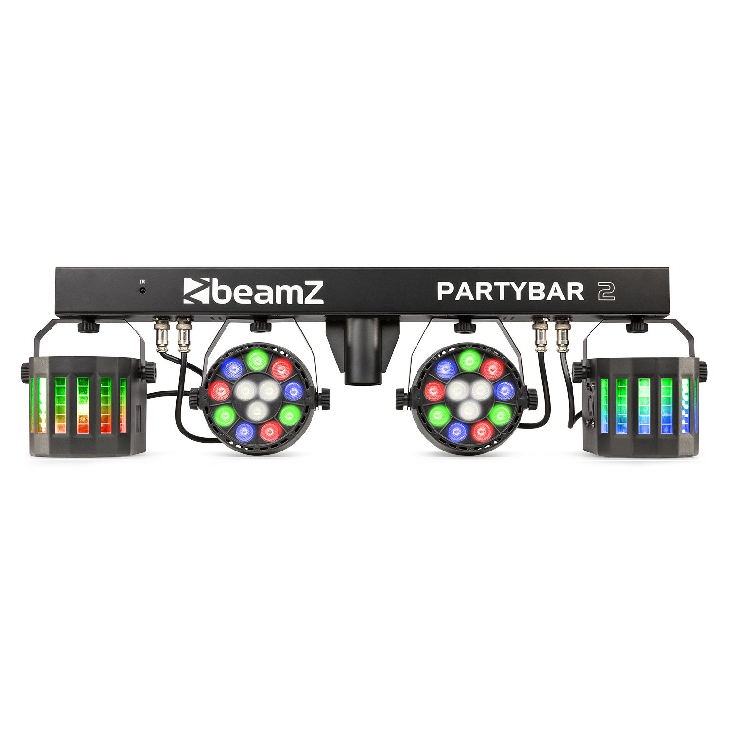 PartyBar2 with 2x PAR + 2x Derby