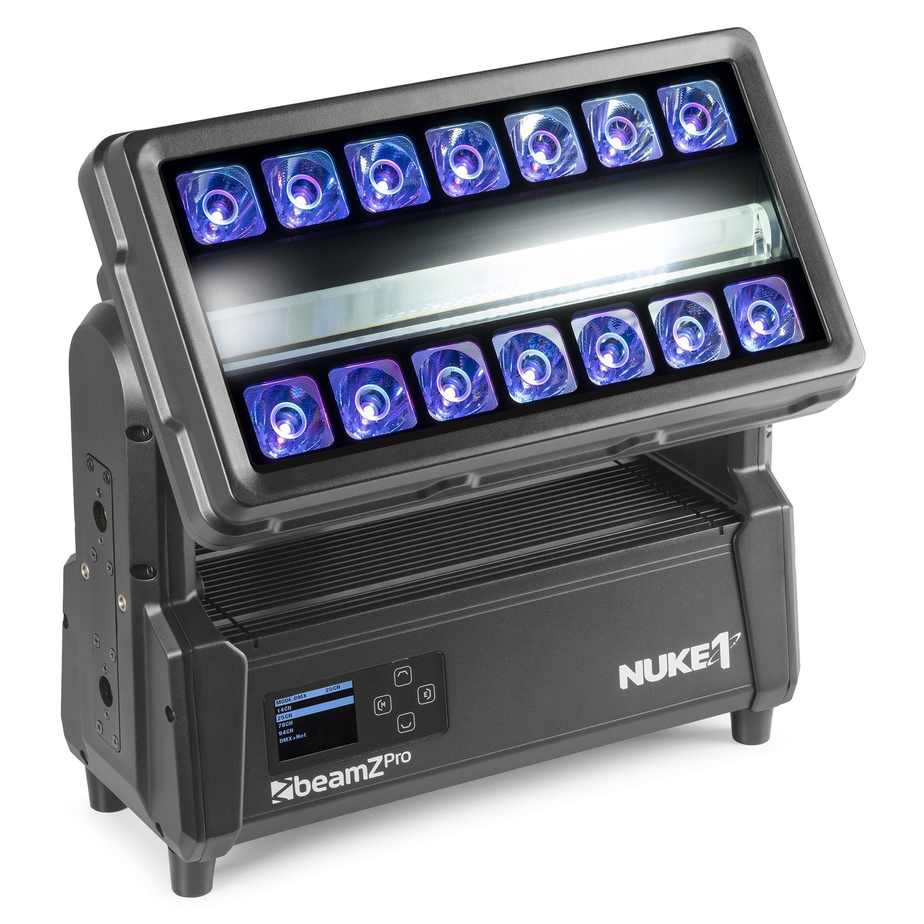 NUKE1 Motorized Strobe/Beam Outdoor