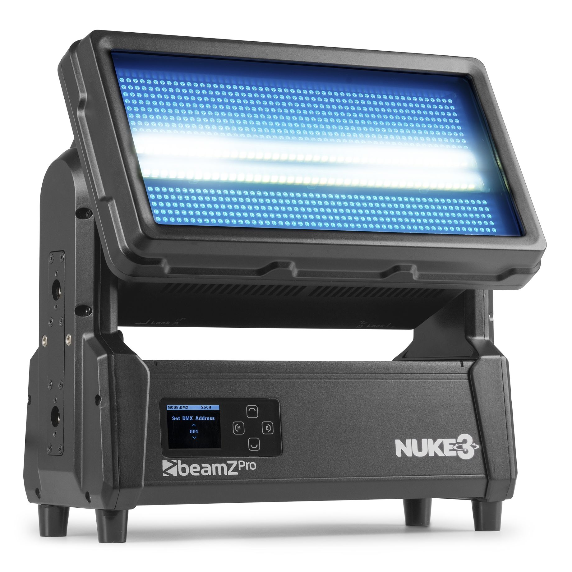 NUKE3 Motorized Twin Strobe/Wash Outdoor