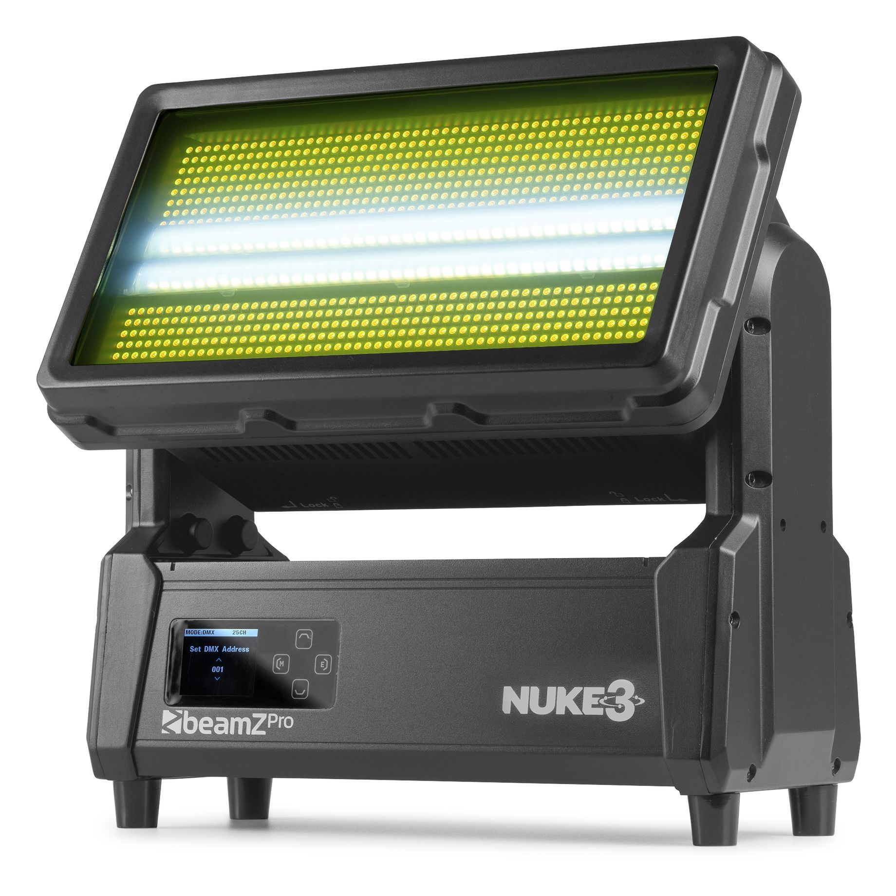 NUKE3 Motorized Twin Strobe/Wash Outdoor