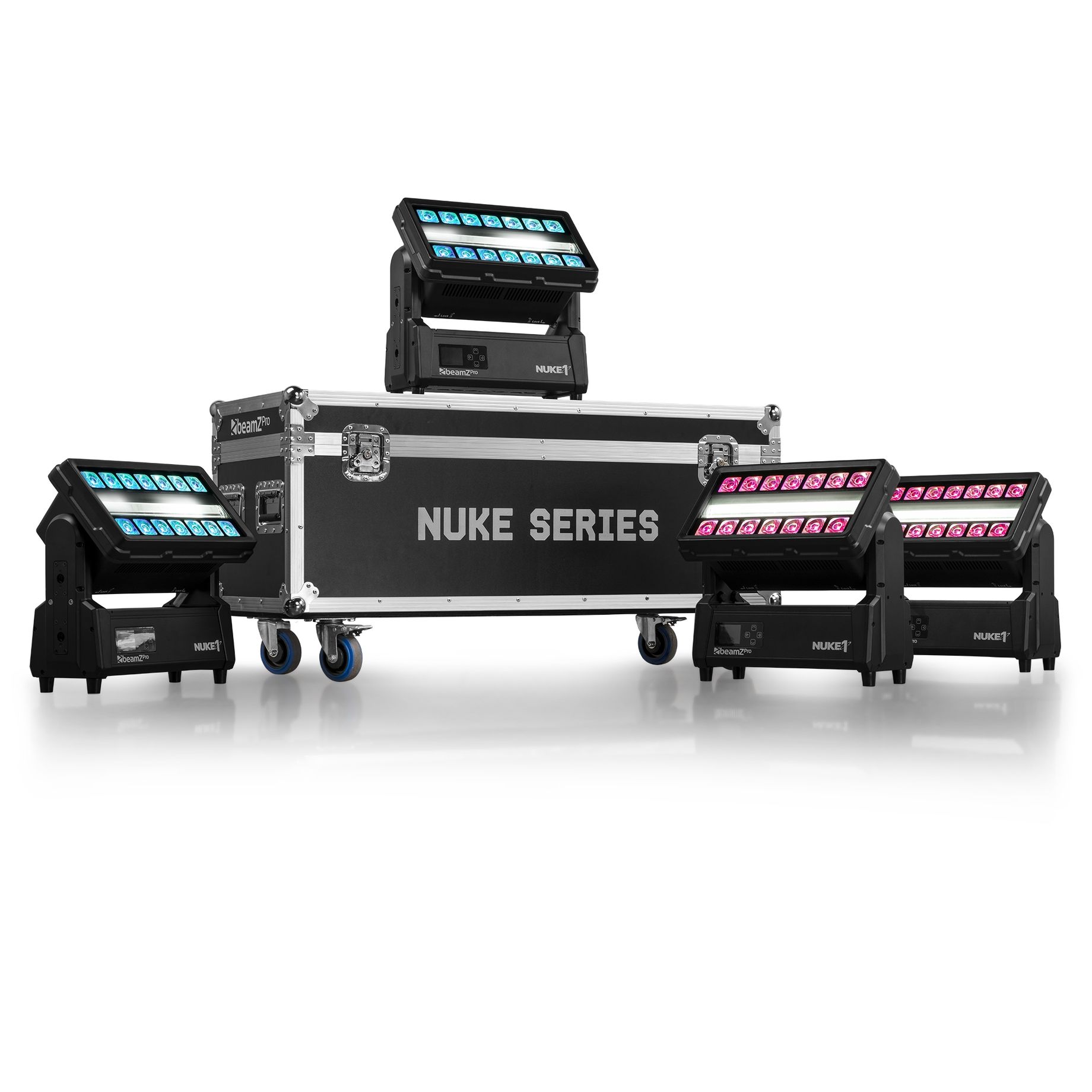 FLCNL04 Flightcase for 4pcs NUKE
