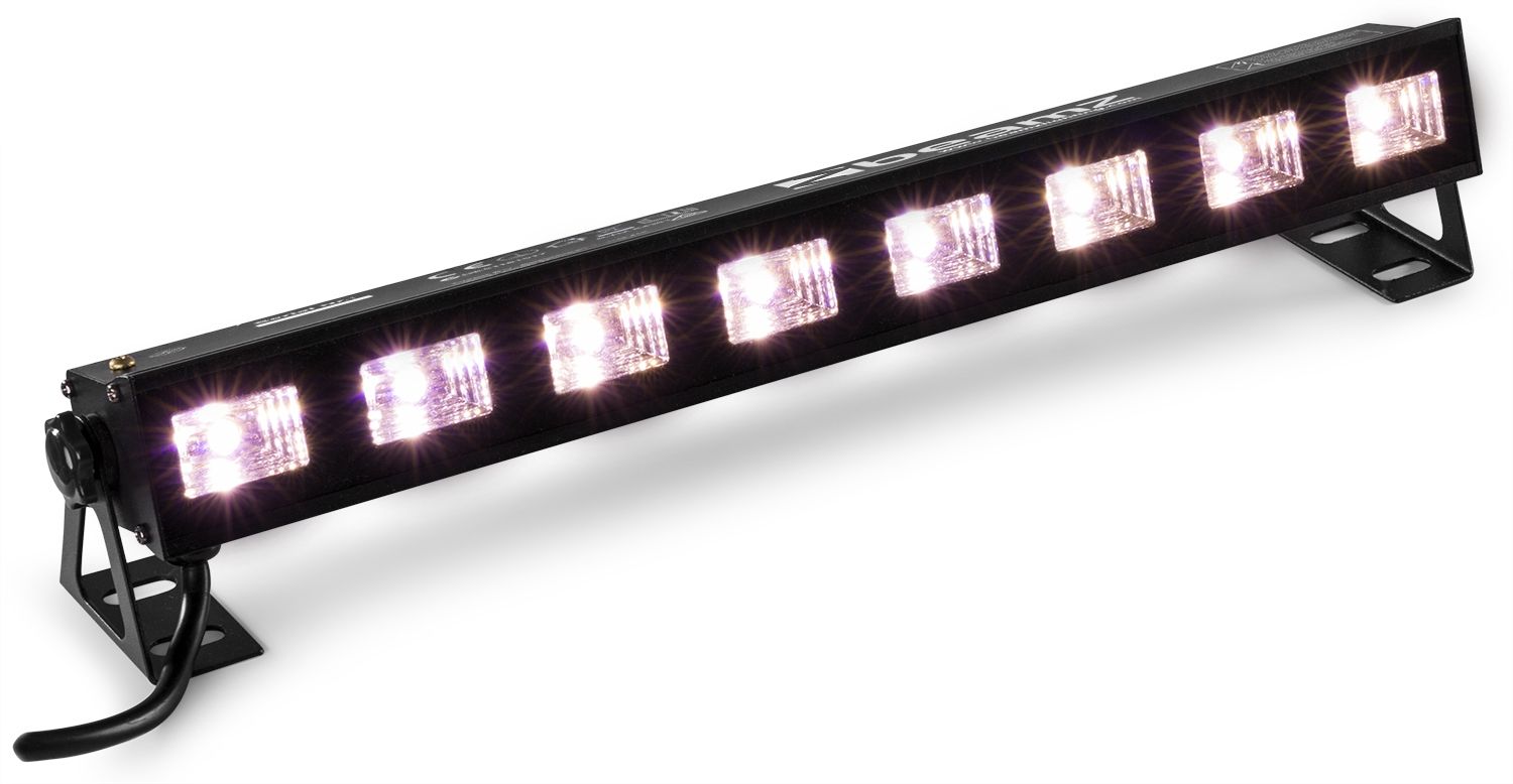 BUVW83 BAR 8x 3W UV/White 2-in-1 LED