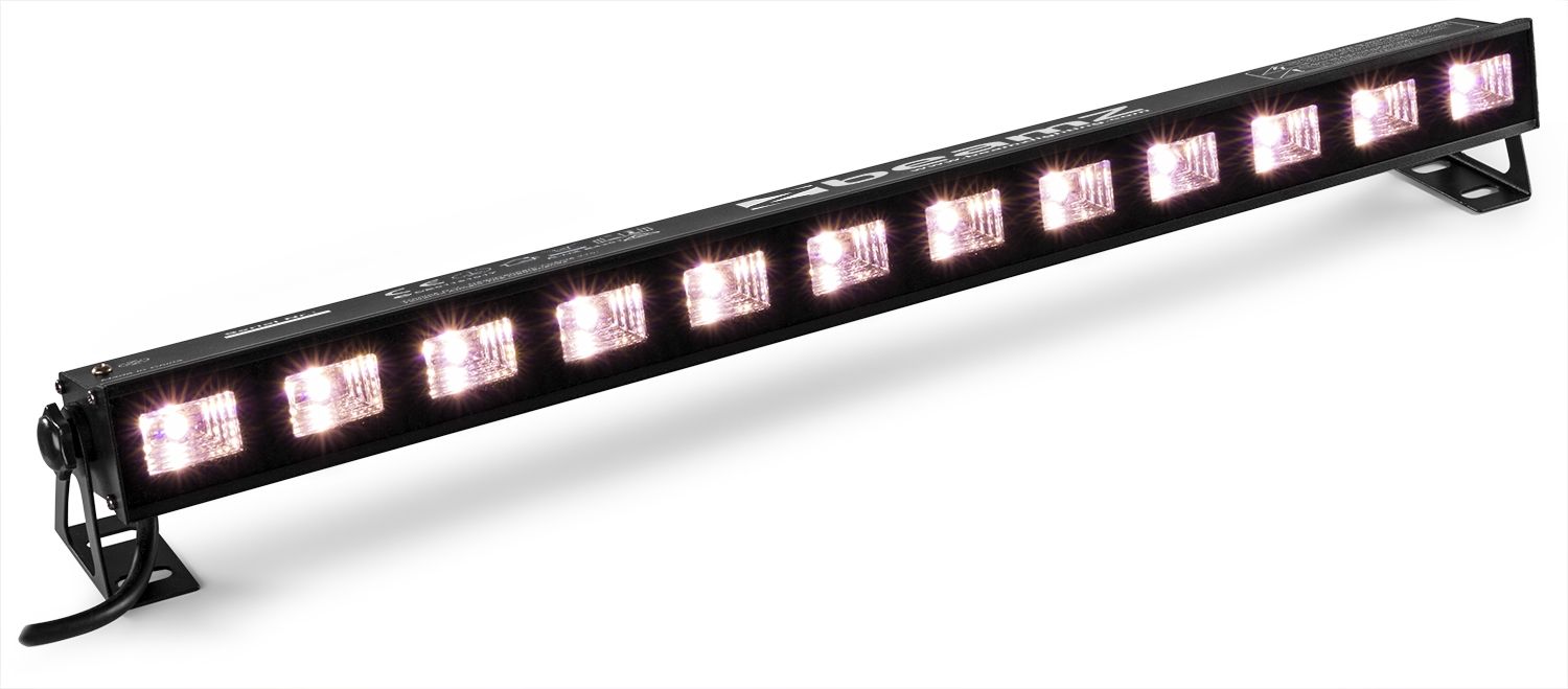 BUVW123 BAR 12x 3W UV/White 2-in-1 LEDs