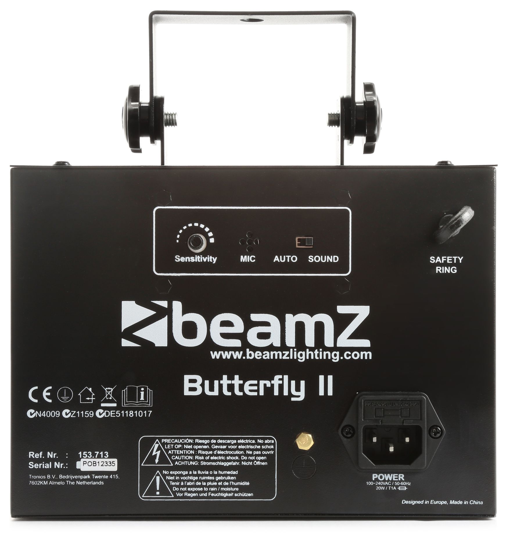 Butterfly II LED mini derby