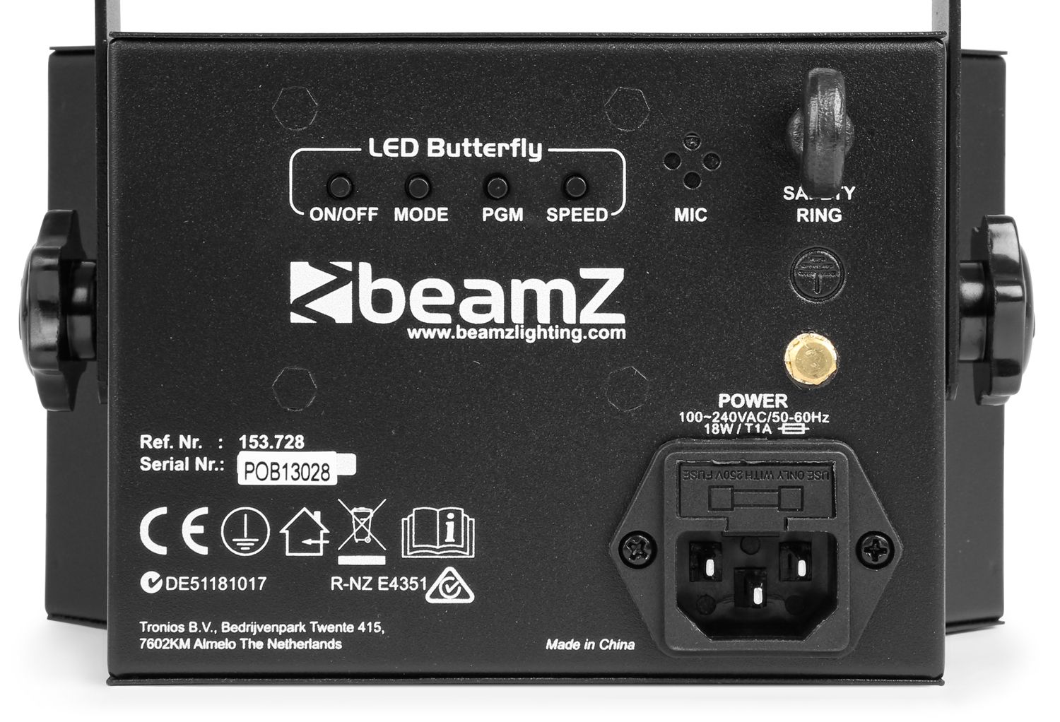 LED Butterfly with strobe