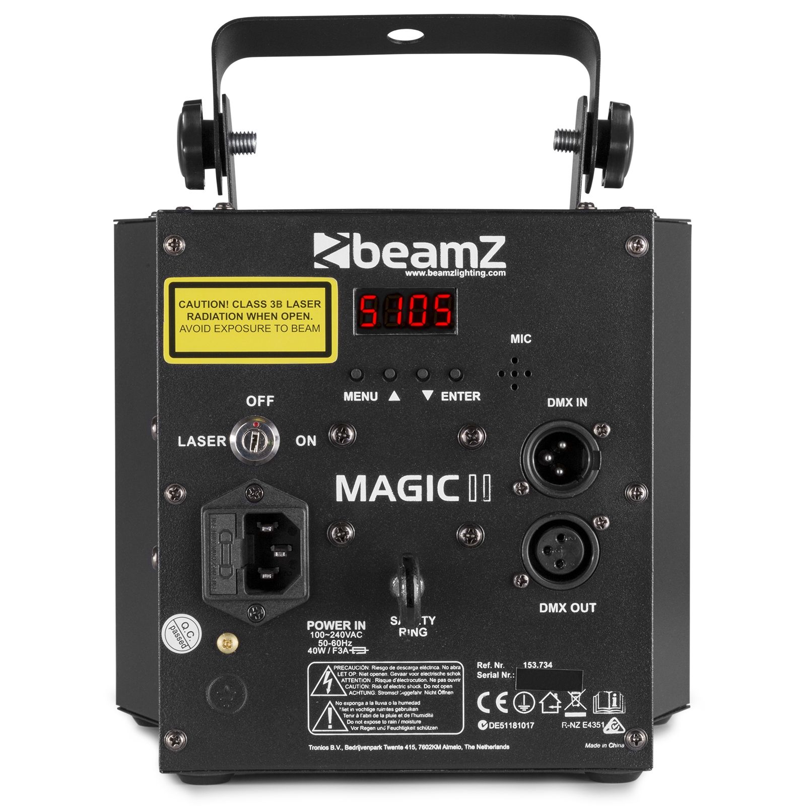 Magic2 Derby with Laser RG and strobe
