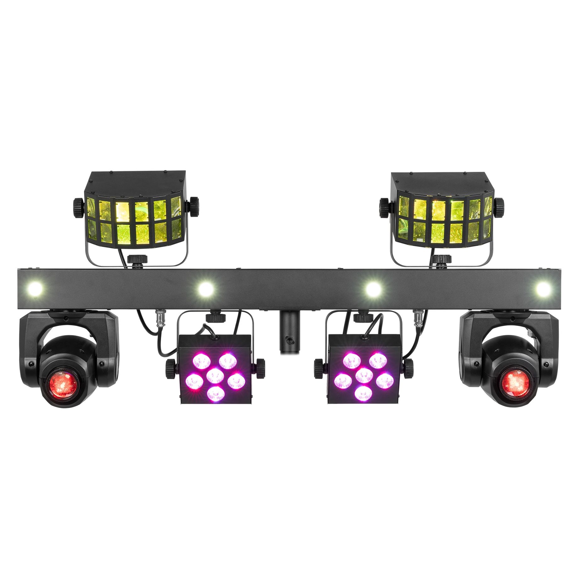 ShowBar GO Glow with Moving Heads, Derby, Par and Strobe Effects