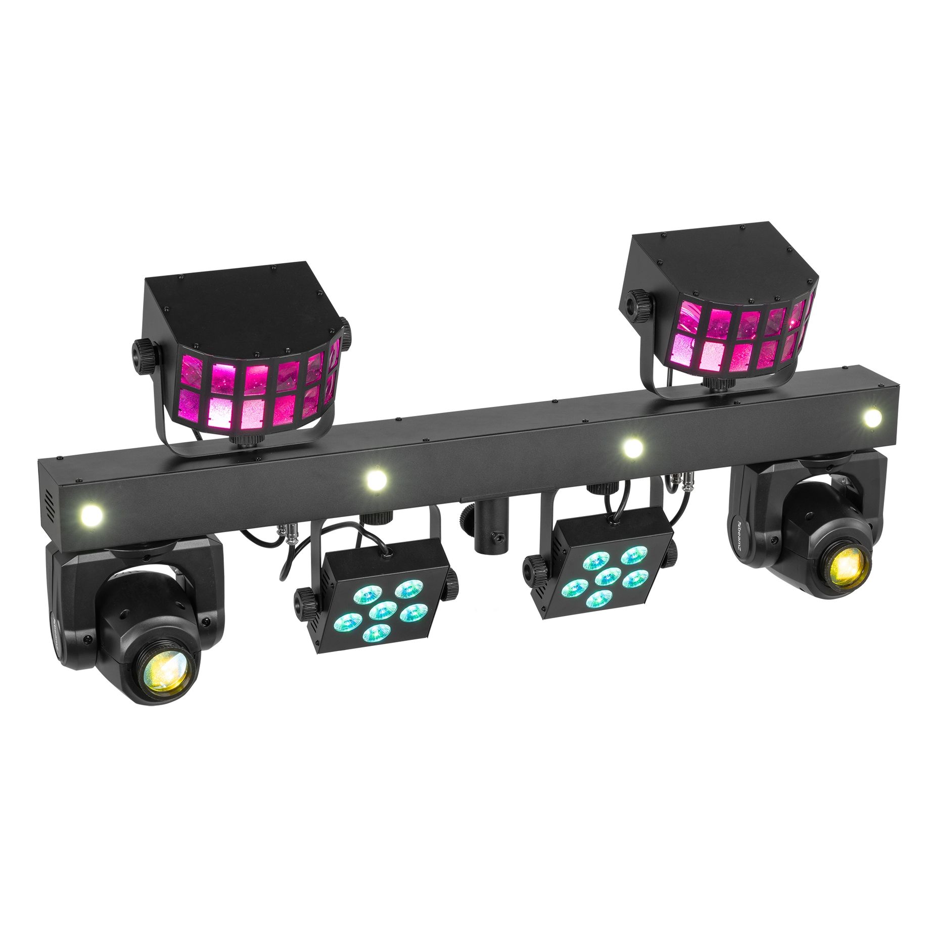 ShowBar GO Glow with Moving Heads, Derby, Par and Strobe Effects