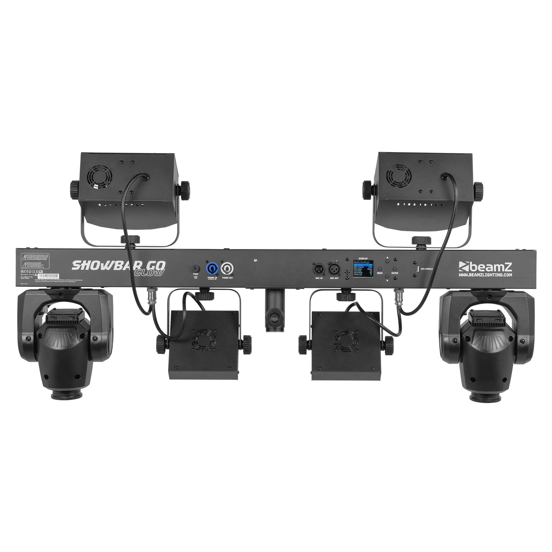 ShowBar GO Glow with Moving Heads, Derby, Par and Strobe Effects