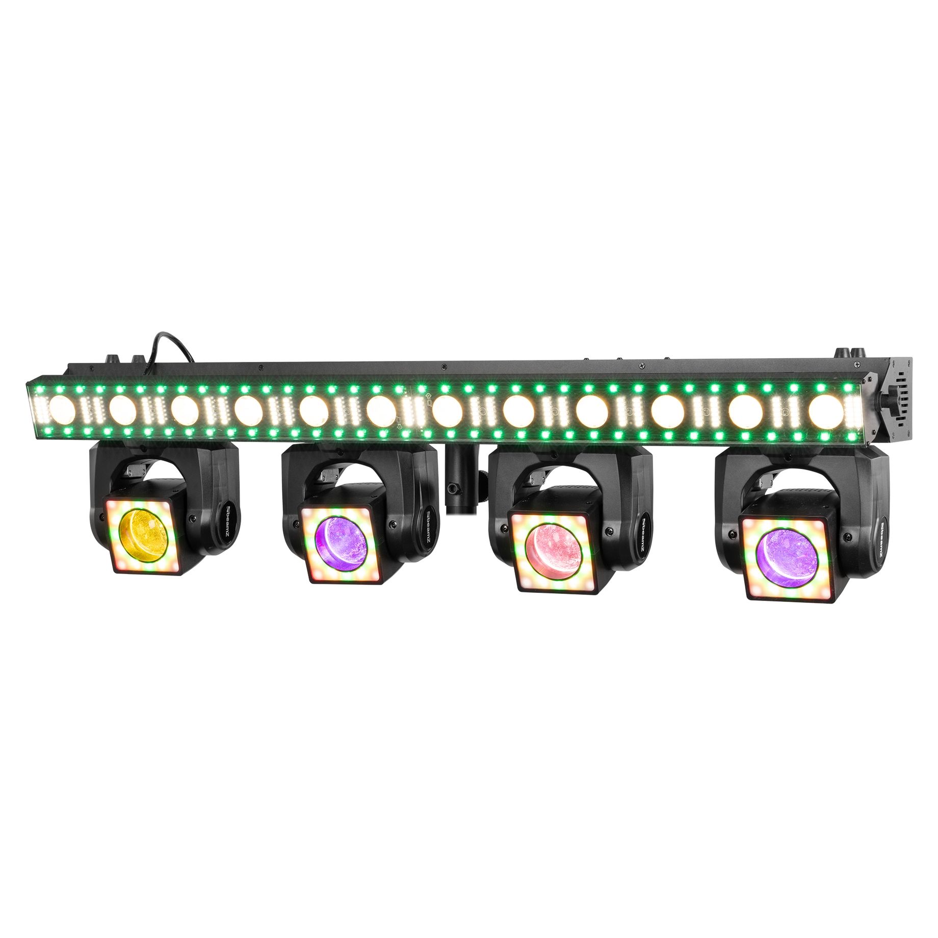 ShowBar GO Edge with 4 Moving Heads and LED/Strobe Bar