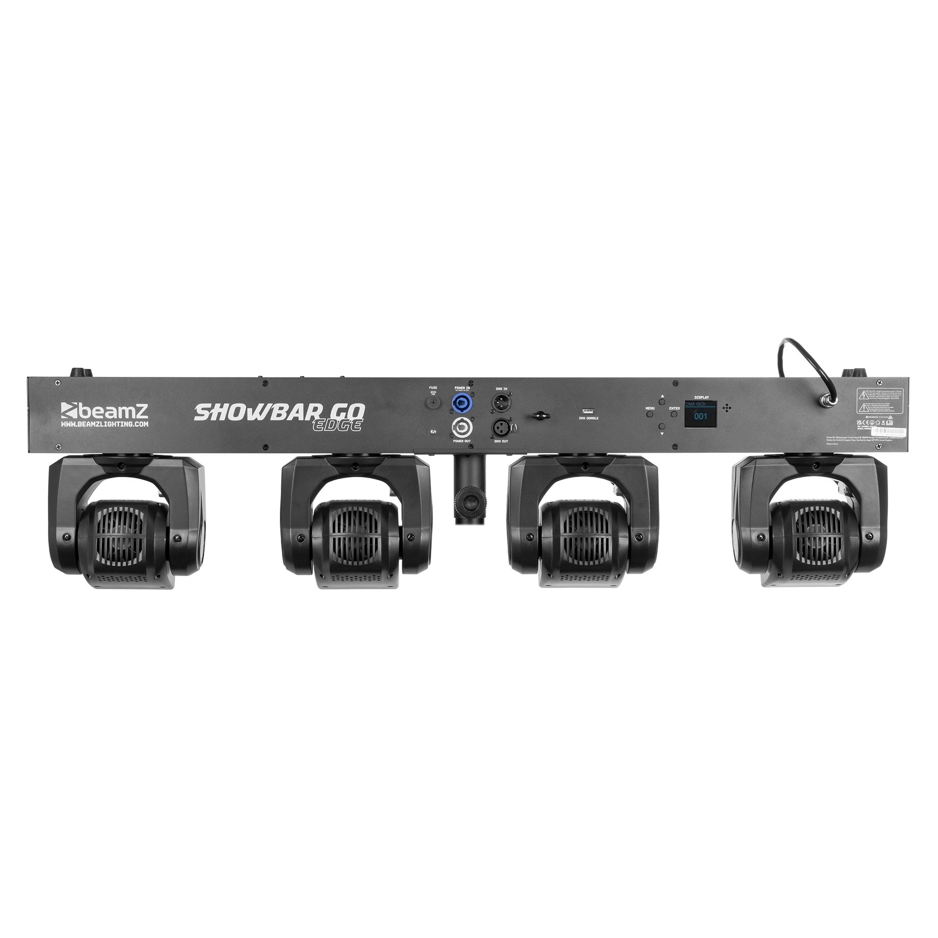 ShowBar GO Edge with 4 Moving Heads and LED/Strobe Bar
