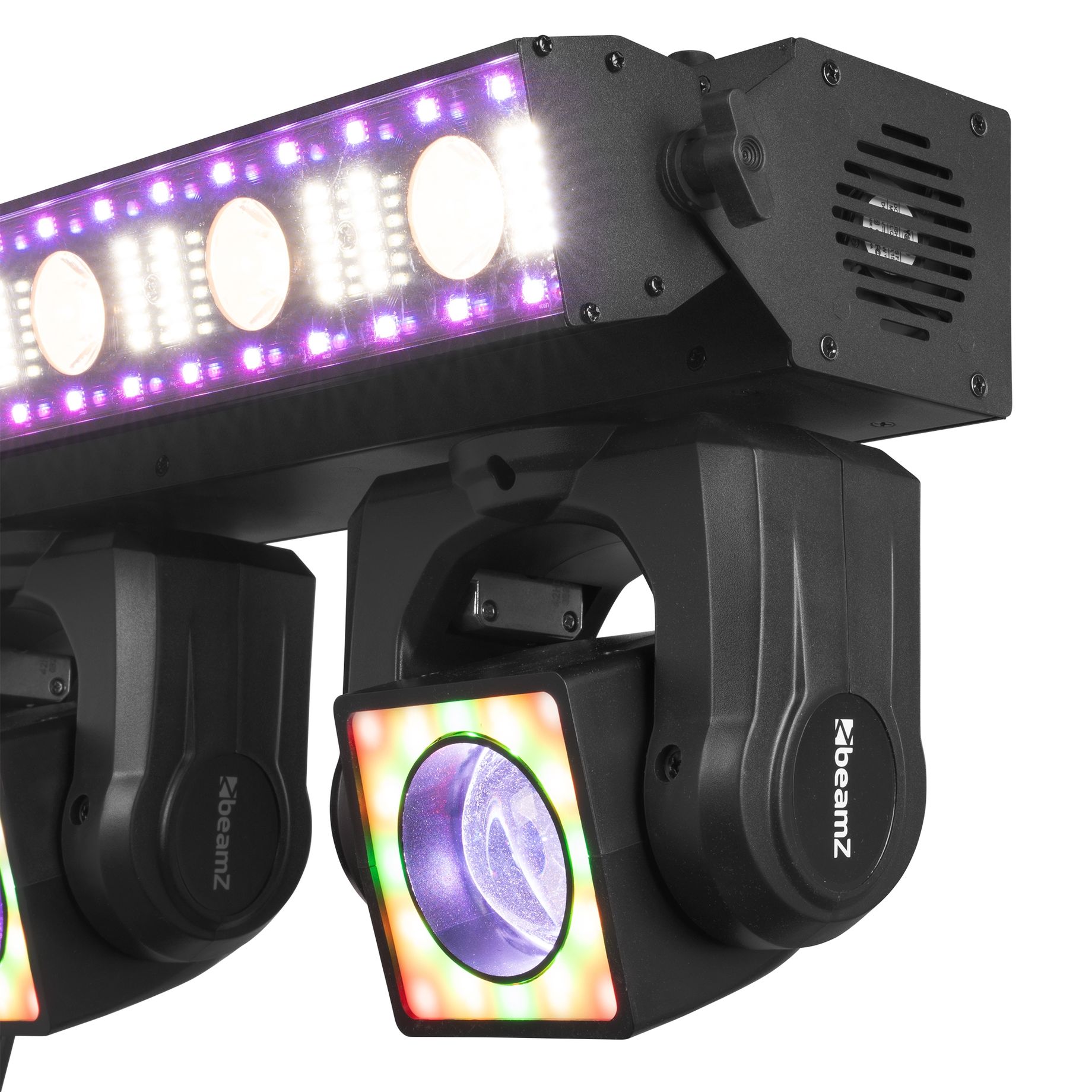 ShowBar GO Edge with 4 Moving Heads and LED/Strobe Bar