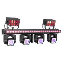 ShowBar GO Ultra with 4 Moving Heads, LED Bar and 2 Derby Effects