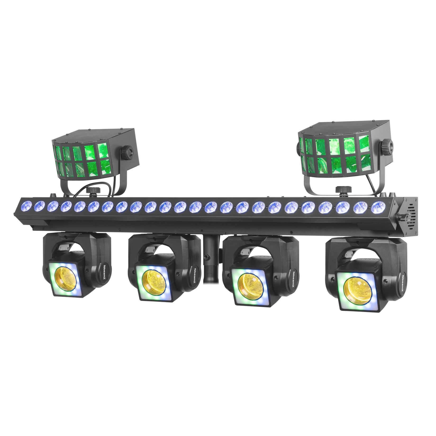 ShowBar GO Ultra with 4 Moving Heads, LED Bar and 2 Derby Effects