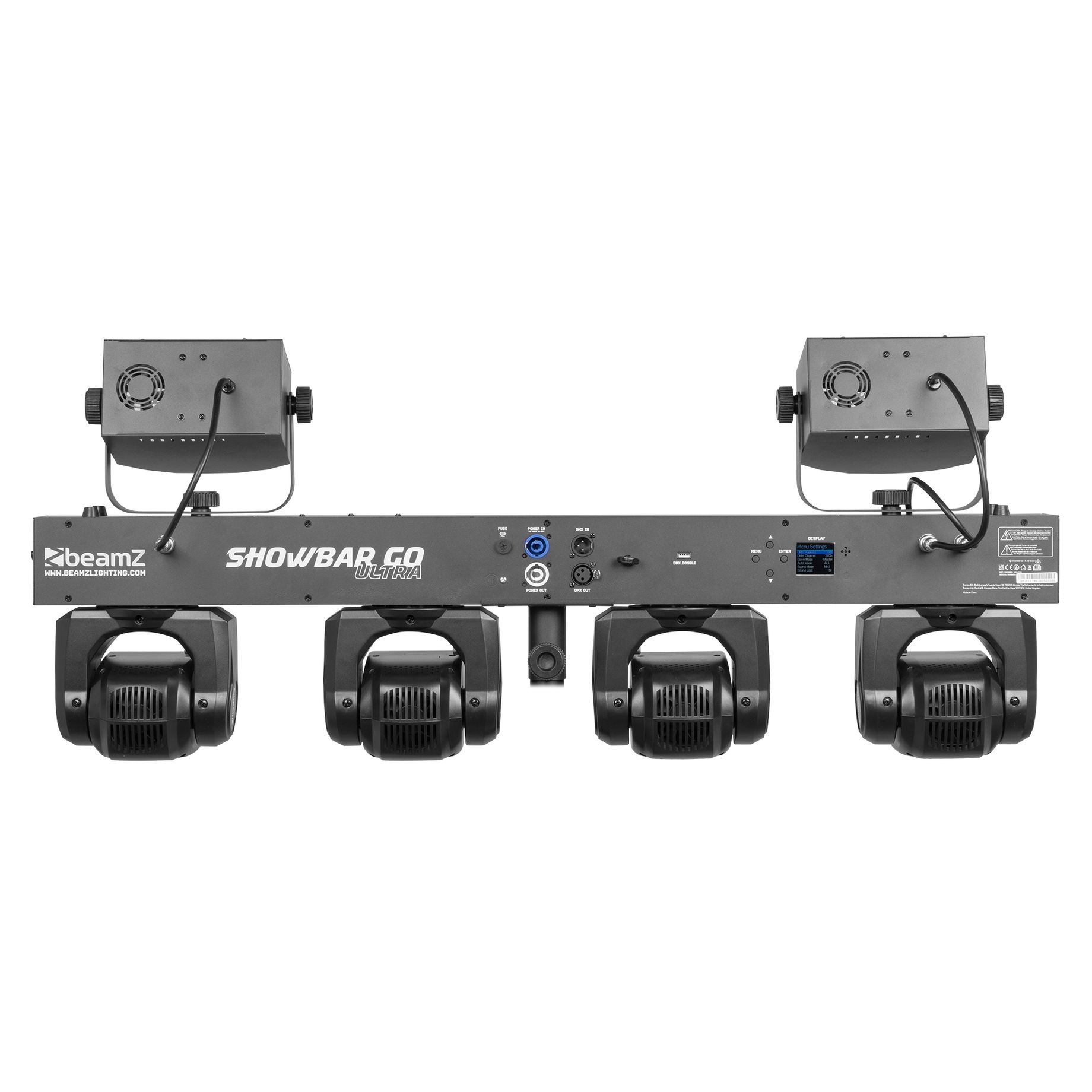 ShowBar GO Ultra with 4 Moving Heads, LED Bar and 2 Derby Effects