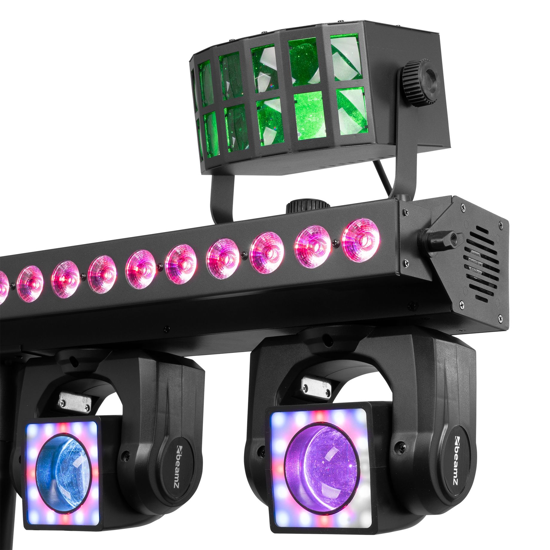 ShowBar GO Ultra with 4 Moving Heads, LED Bar and 2 Derby Effects