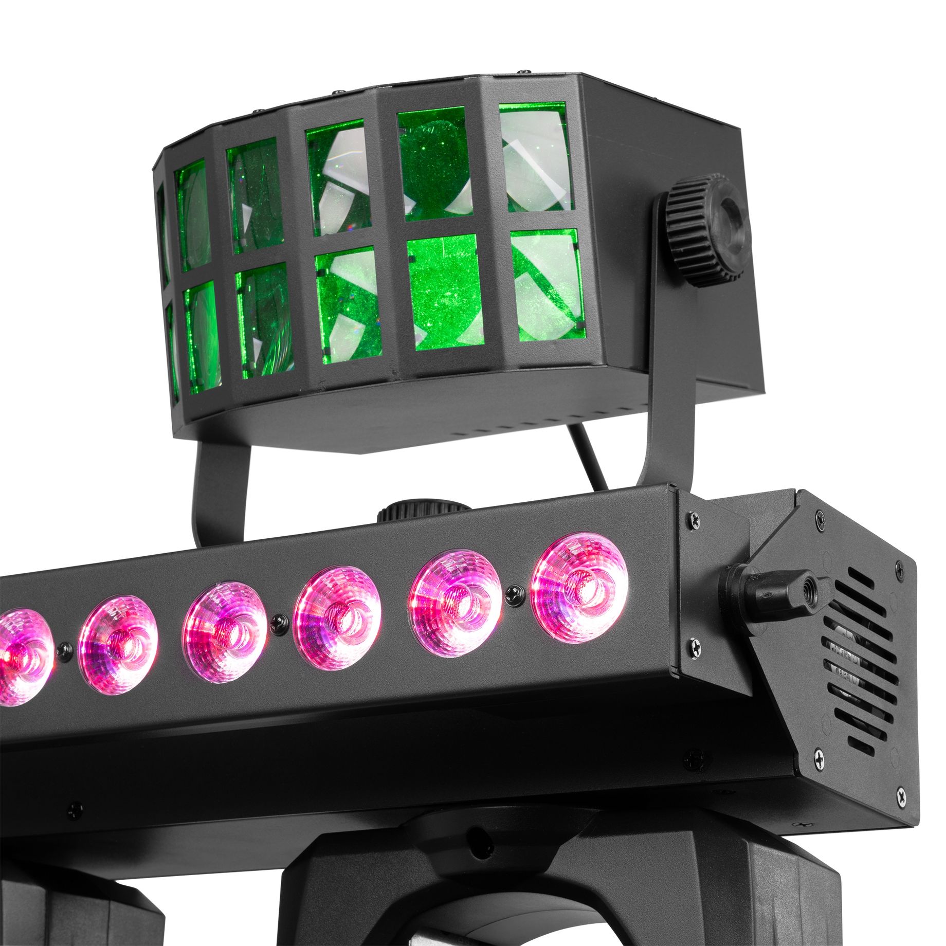 ShowBar GO Ultra with 4 Moving Heads, LED Bar and 2 Derby Effects