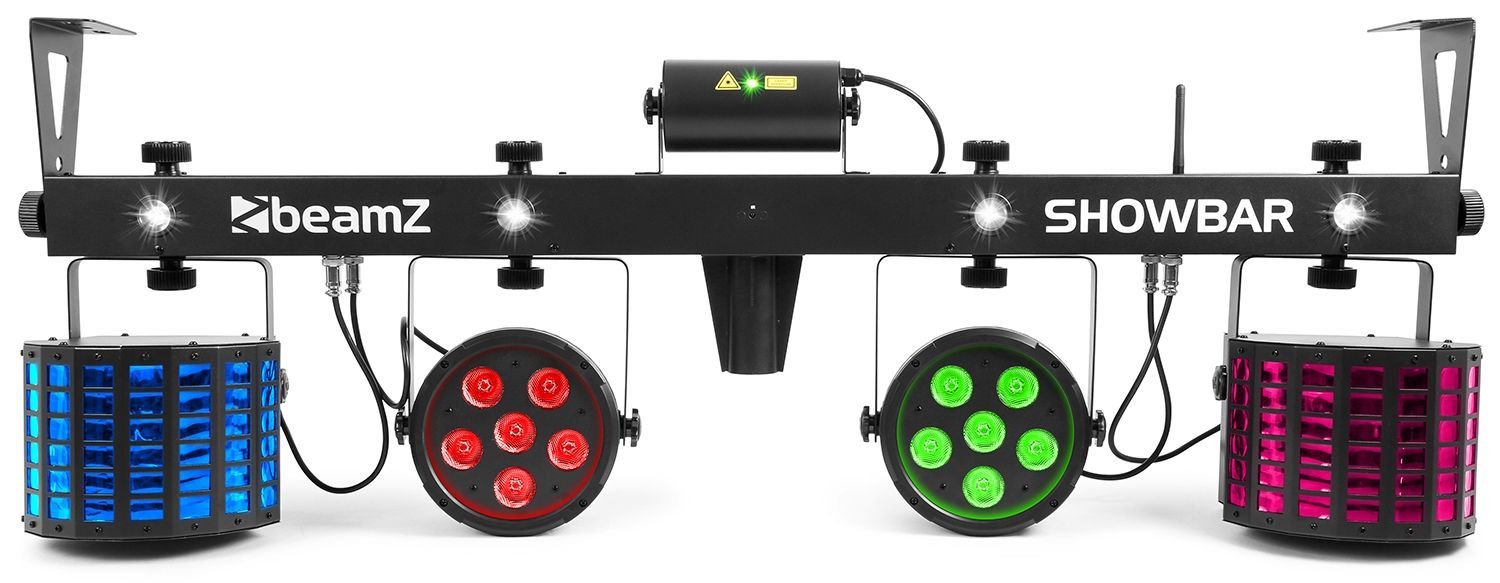 SHOWBAR with PAR, Butterfly, Laser and Strobe effects